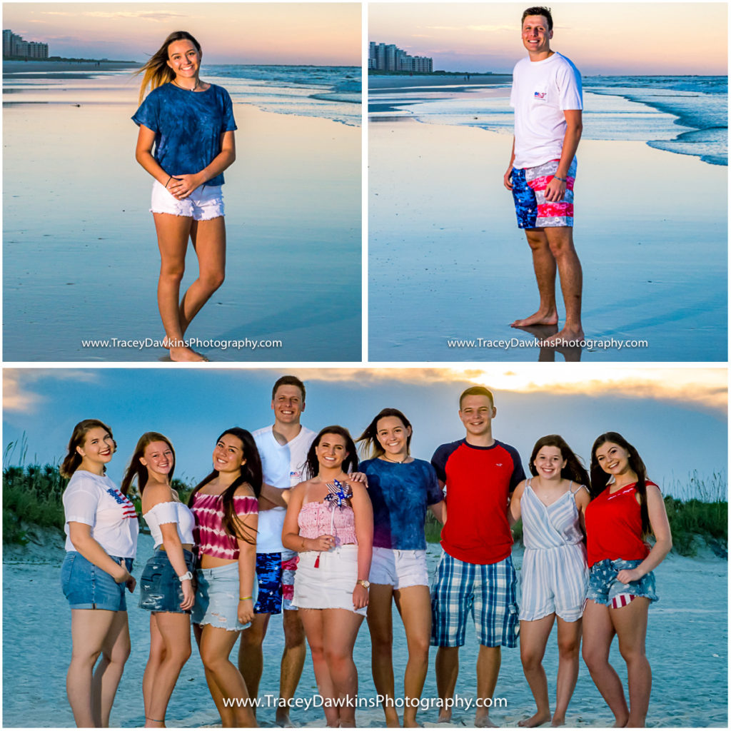 4th of July, New Smyrna Beach, Sunset at the beach, senior rep